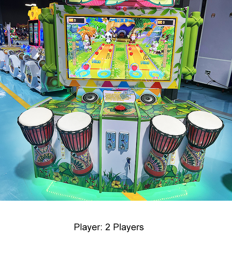 Entertainment Equipment Children's Amusement Park Drummer Arcade Beat Drum Video Game Machine details