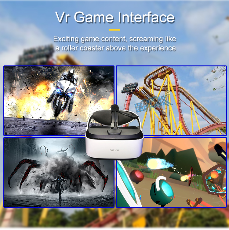 Small Investment Fast Return 360 Virtual Reality Roller Coaster 720 VR Equipment 9D 1080 VR Simulator details