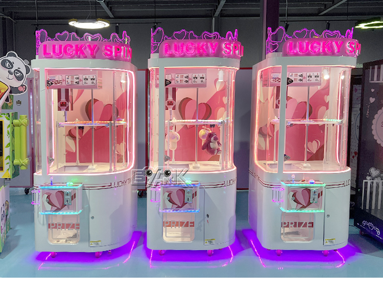 Game Machine Lucky Spin Arcade Game Machine Prize Rolling Gift Machine factory