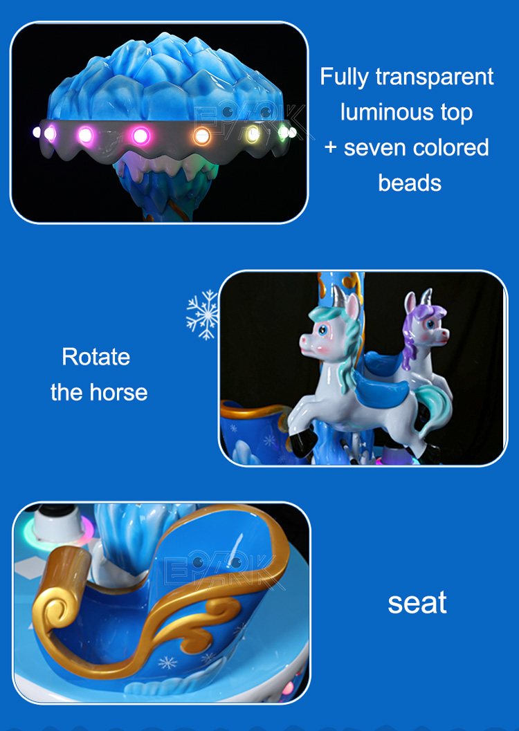 Small Spinning Swing Coins Coin Operated Kids Carousel Game Machine Coin Operated Kids Shopping Mall supplier