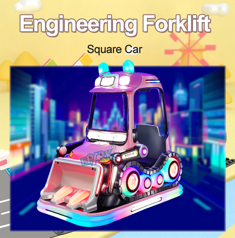 Amusement Plaza Machine Kiddie Ride Bumper Car For 2 Players Earn Money Game Machine manufacture