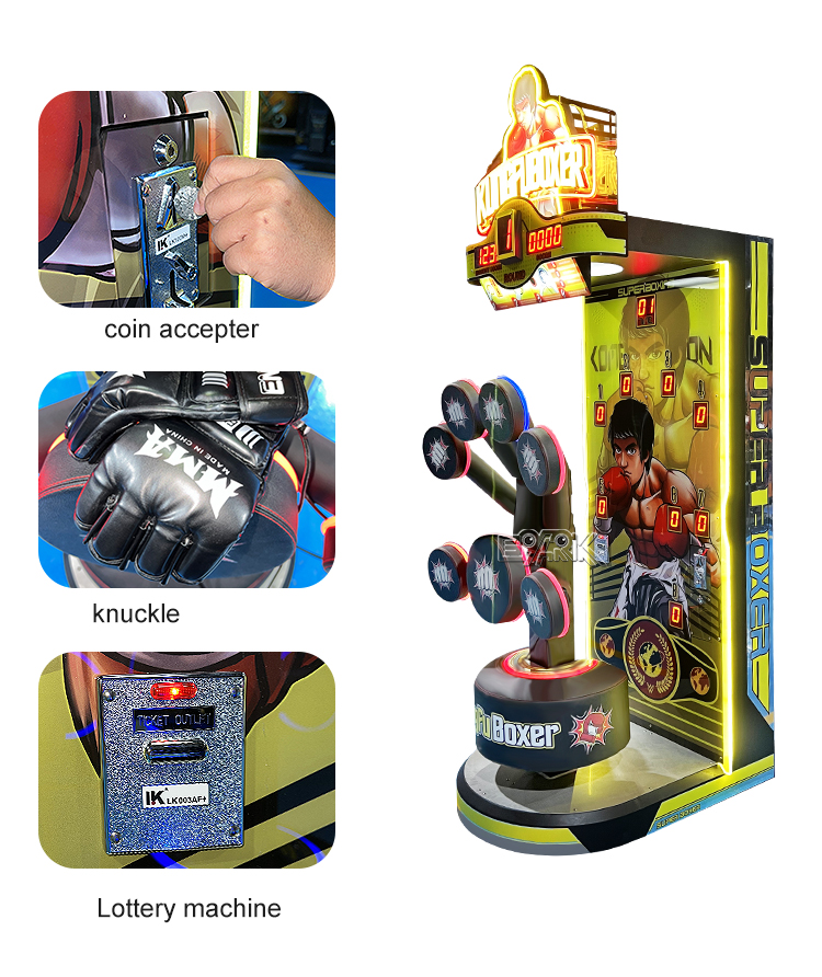 New Kick Boxing Machine Sports Music Boxing Punch Machine For Gaming Equipment supplier