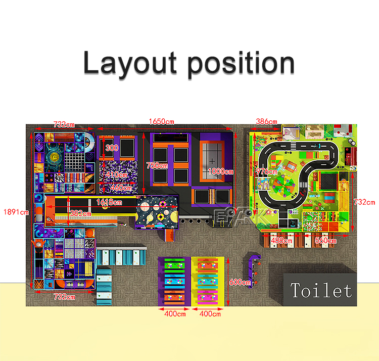 Naughty Castle Kids Zone Indoor Children Playground Equipment Play Center Equipment manufacture