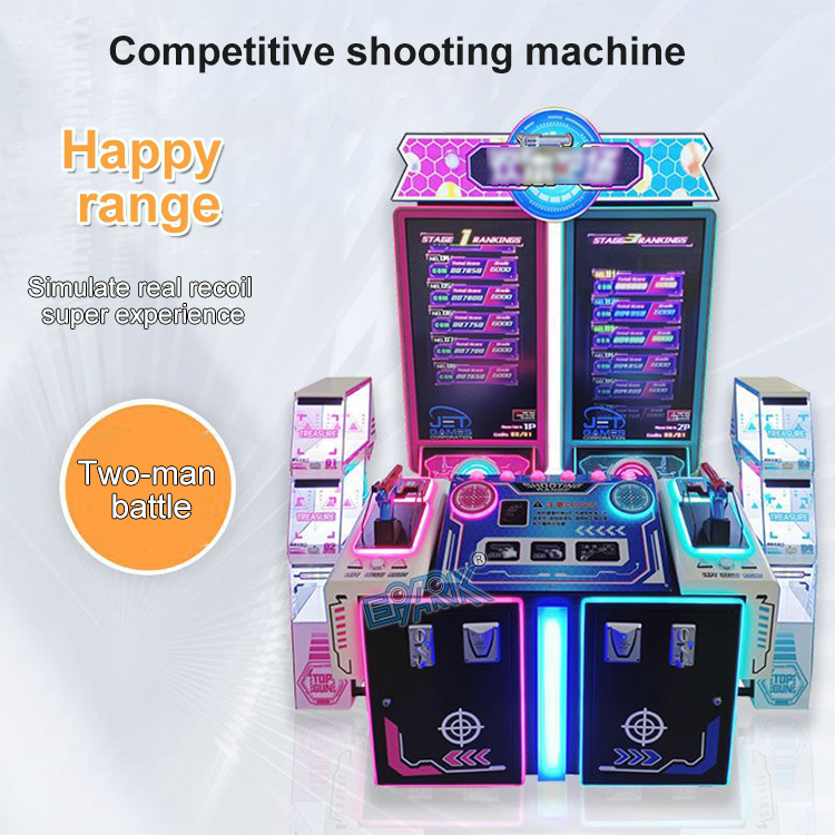 2 Players Gun Shooting Game Shooting Simulator Machine Arcade Video Game Machine manufacture