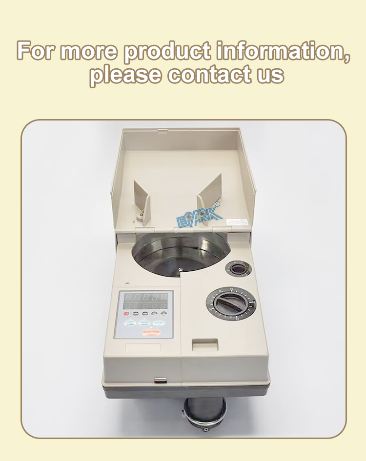 1500 Pcs/Min High Speed Coins Counting Machine Automatic Electronic Coin Sorter Equipment details