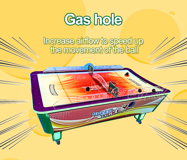 Electric Air Hockey Game Machine Indoor Hockey Star Arcade Table Machine Coin Operated Sport Game Machine factory