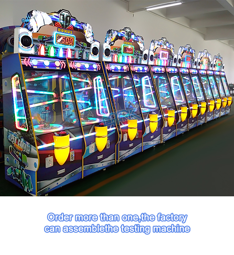 Coin Operated Arcade Ticket Redemption Game Machine Super Arcade Games details