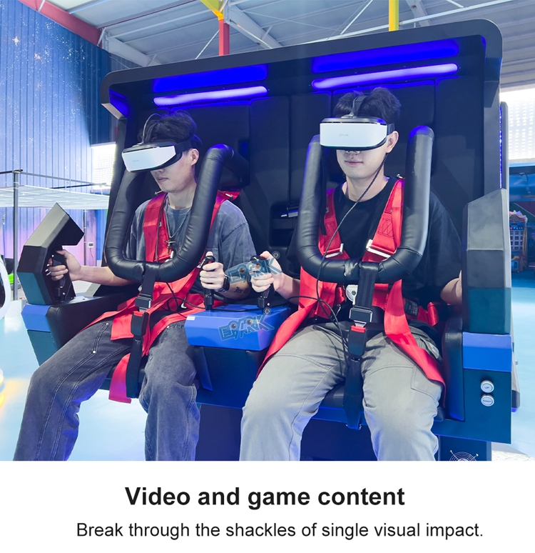 New VR 720 Degree Rotation Four Players Equipment Simulator 9D Machine Games Amusement Rides For Sale manufacture