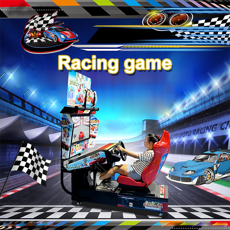 Luxury 32 Hd Outrun Arcade Game Machine Fantastic Racing Game Arcade Games Simulator factory