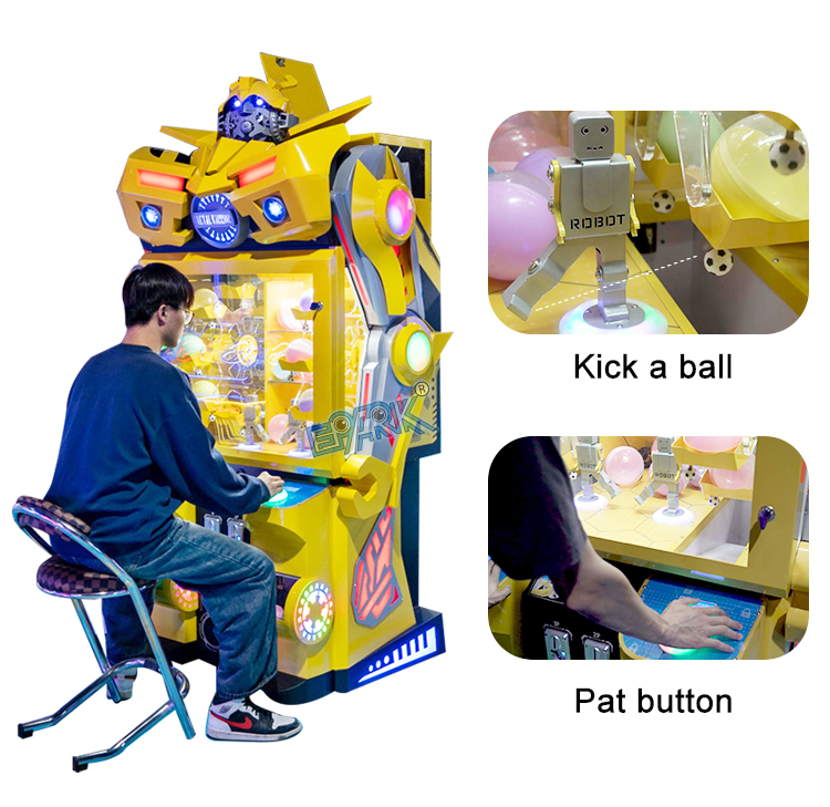 Indoor Coin Operate Game Robot Capsule Toy Machine For Game Center details