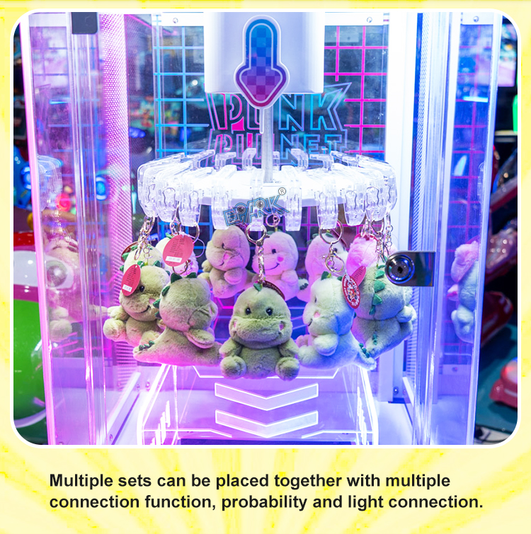 Coin Operated Kid Clip Gift Clamp Prize Claw Toy Vending Machine Snack Machine factory