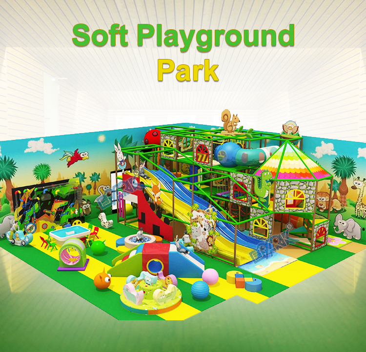Amusement Park Children Indoor Playground Kids Indoor Play Center With Ball Pool factory