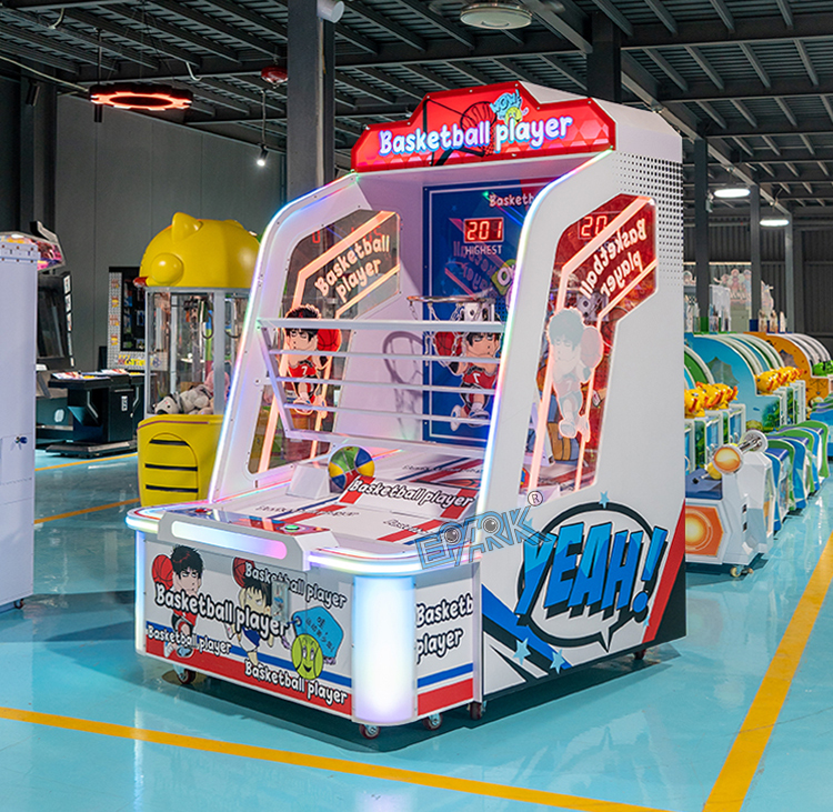 Coin Operated Game Machine Kids Basketball Shooting Machine Street Basketball Shooting Game Machine manufacture