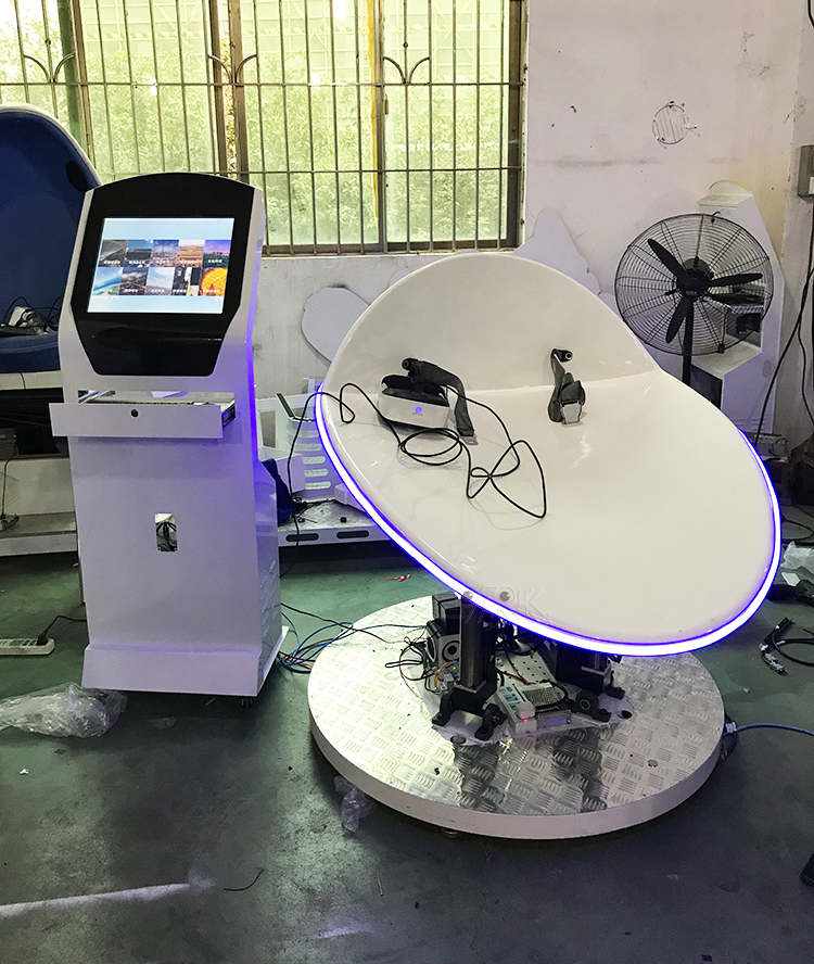 Thrilling Roller Coaster Simulator Game Machine VR Slide Motion Simulator 9D VR Surf supplier
