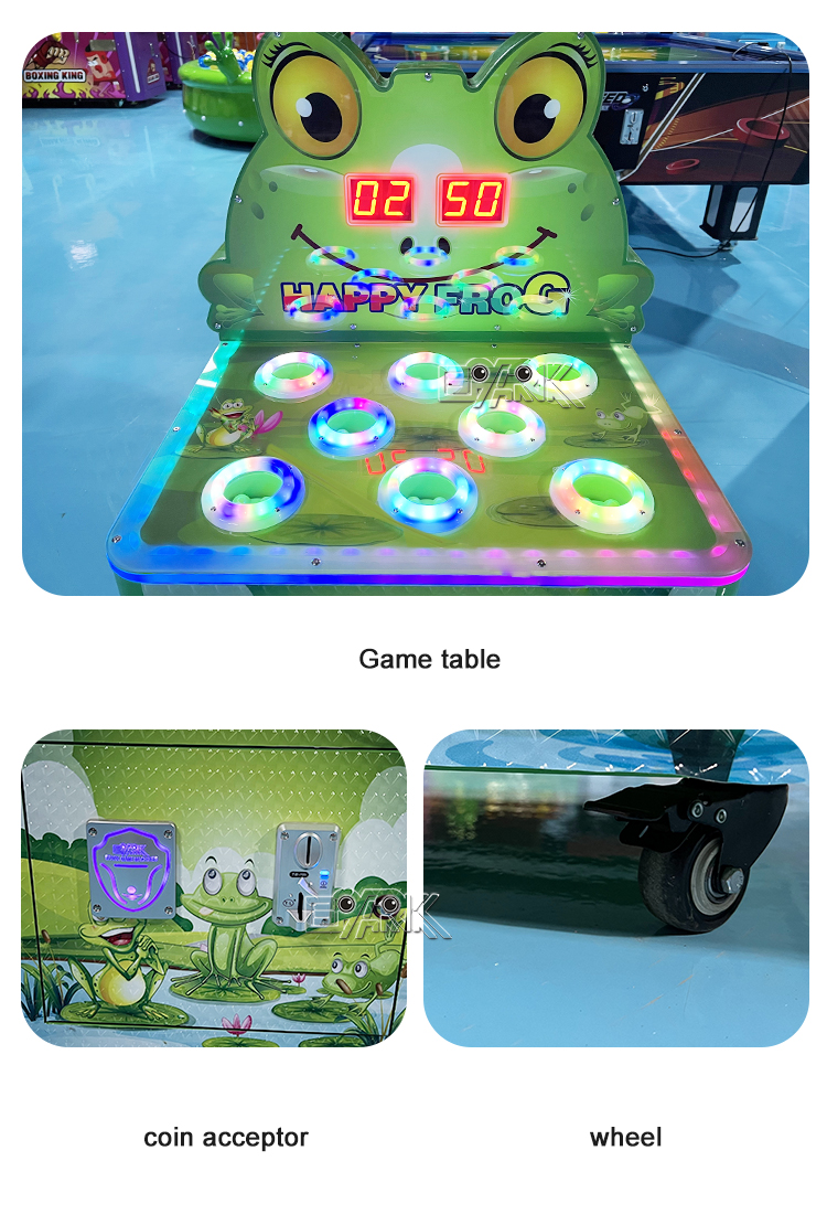 Kids Game Machine Arcade Machine Coin Operated Children'S Game Console Hammer The Frog factory