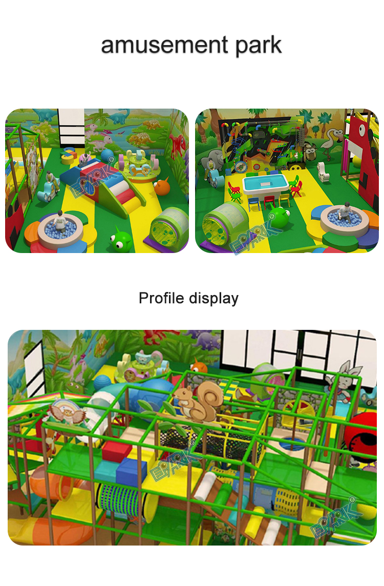 Amusement Park Children Indoor Playground Kids Indoor Play Center With Ball Pool manufacture