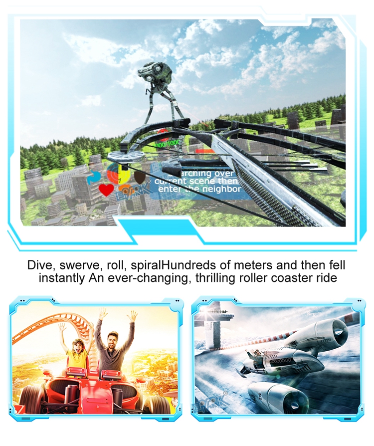 New VR 720 Degree Rotation Four Players Equipment Simulator 9D Machine Games Amusement Rides For Sale details