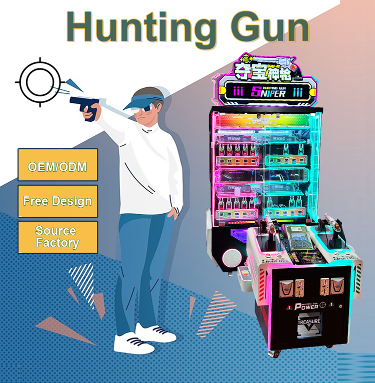 Indoor Amusement 2 Players Light Gun Game Shooting Simulator Arcade Machine For Sale factory