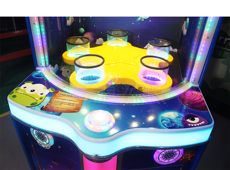 Coin Operated Space Bouncing Ball Game Lottery Game Redemption Game Machine manufacture
