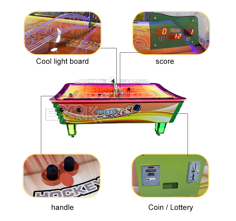 Electric Air Hockey Game Machine Indoor Hockey Star Arcade Table Machine Coin Operated Sport Game Machine details