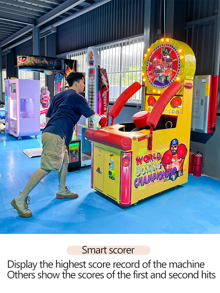 Arcade World Boxing Championship Games Machine Amusement Park Redemption Tickets Game Coin Operated Arcade Machine factory