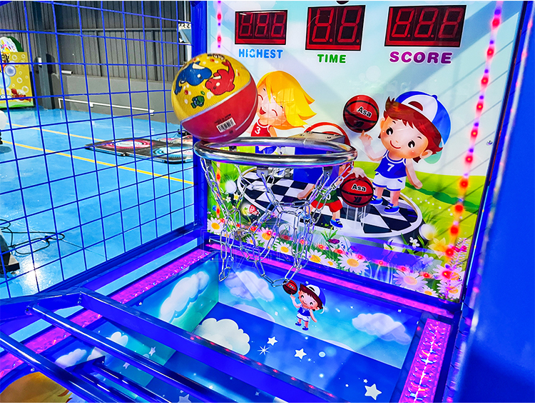 Indoor Sports Coin Operated Arcade Shooting Hoops Mini Basketball Hoop Kids Basketball Machine details