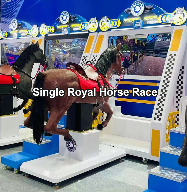 Horse Kid Racing Game Machine Amusement Park Arcade Video Horse Riding Game Machine For Sale supplier