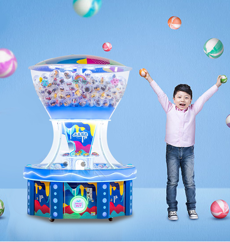 Coin Operated Ball Paradise Gumball Machine Kids Candy Gacha Gashapon Vending Ball Toys Candy Gumball Plastic Gift Machine factory