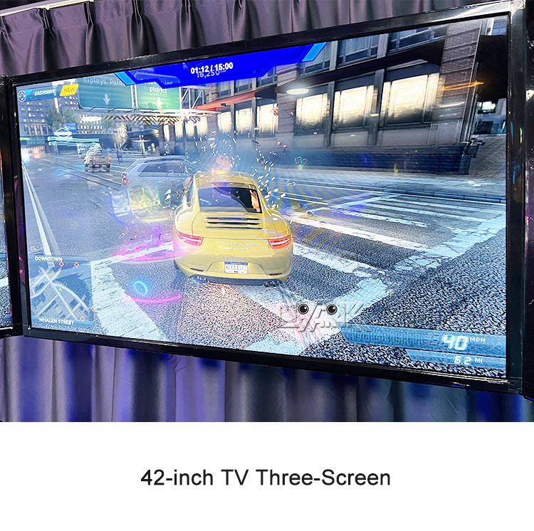 6 Dof Motion Platform For Driving Simulator Hydraulic Racing Simulator 4d 2 Players Vr Car Racing Game Machine Simulator details