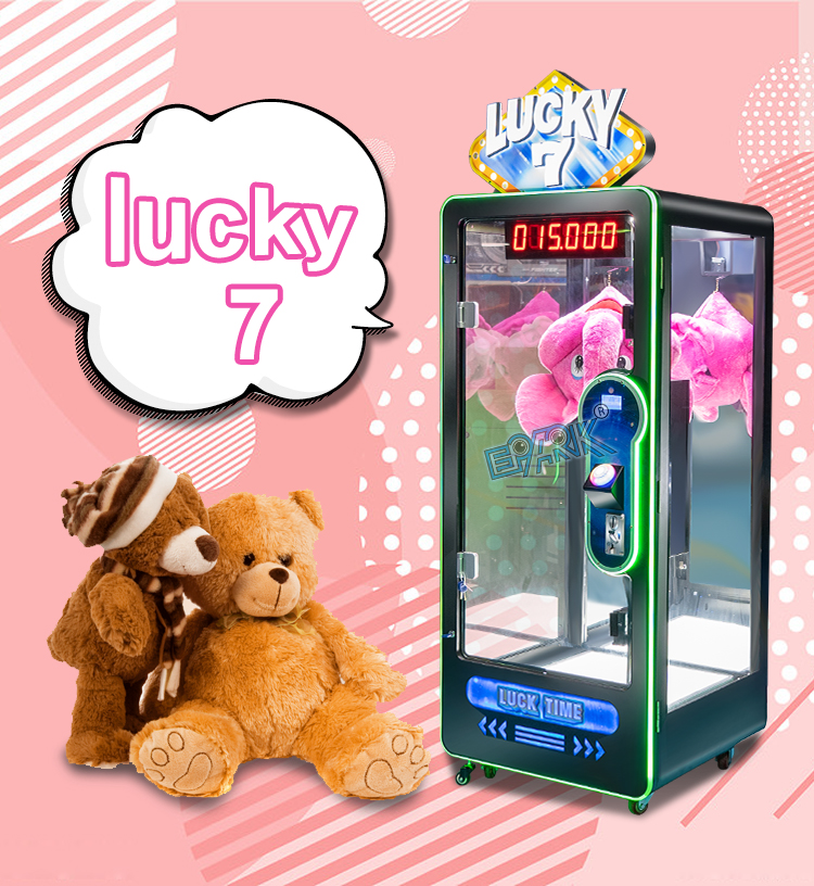 Coin Operated Arcade Plush Toy Vending Machine Cut Prize Game Machine details