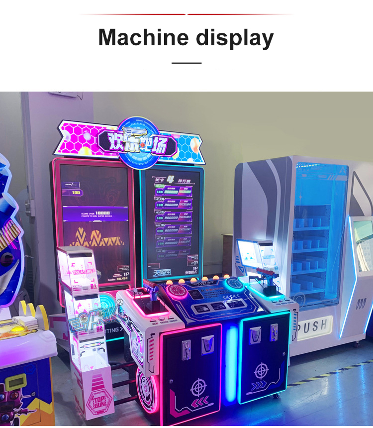 2 Players Gun Shooting Game Shooting Simulator Machine Arcade Video Game Machine factory