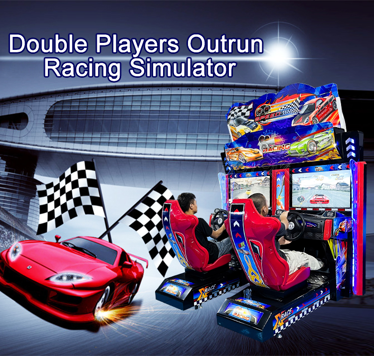 Arcade Car Simulator Driving Racing Game Machine Coin Operated Games Racing For Game Zone manufacture
