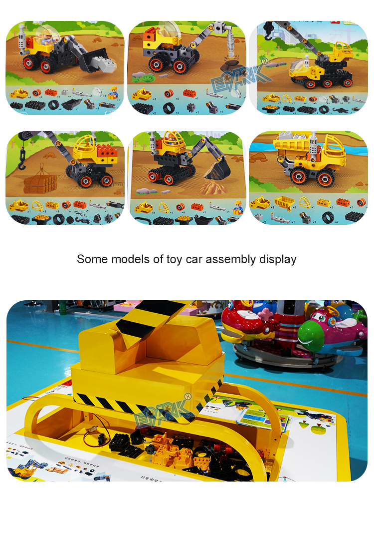 New Amusement Park Building Block Table manufacture