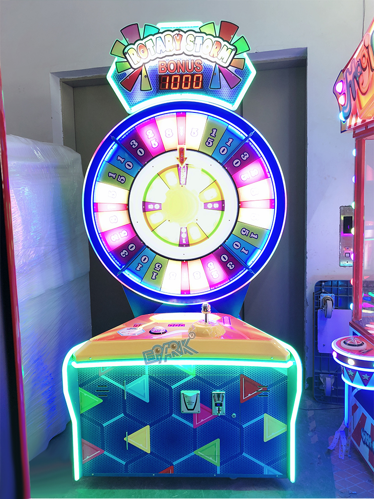 Indoor Equipment Rotary Storm Ticket Redemption Arcade Game details