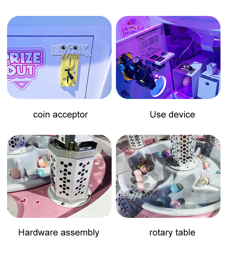 Coin Operated Prize Gift Vending Machine Lucky Cat For 4 Players details