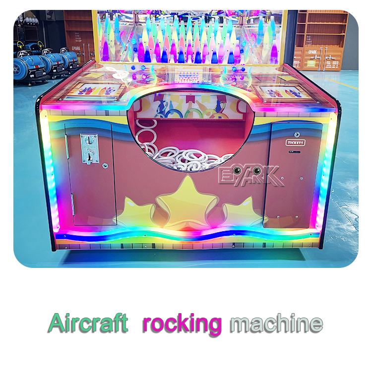 Coin Operated Electric Throwing Rings Bottle Shooting Arcade Games Carnival Machine factory