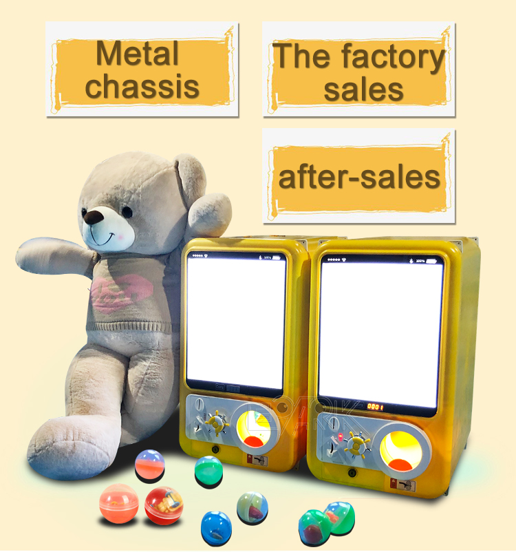 55-75mm Capsule Toys Vending Machine Coin Operated Gashapon Gift Machine Egg Toys True Display Plastic Box For Shopping Mall details