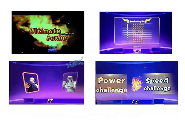 Indoor Coin Operated Punching Boxing Machine Electronic Boxing Game Machine supplier