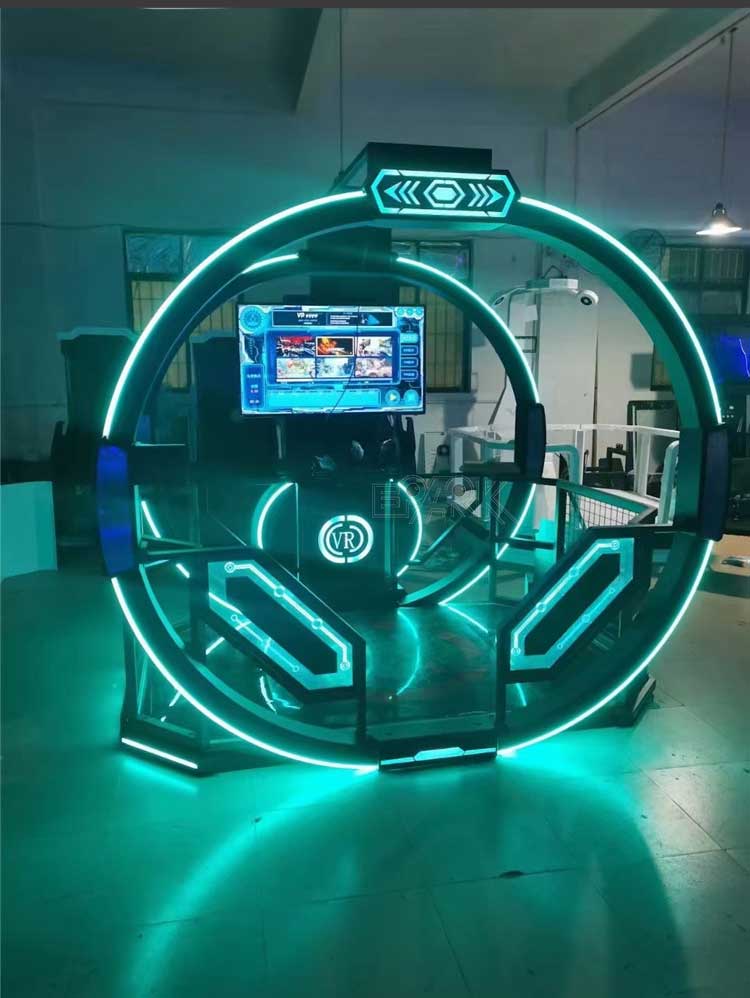 9D VR Circular Walking Platform Shooting Games Machine VR Simulator CE Certificate  details