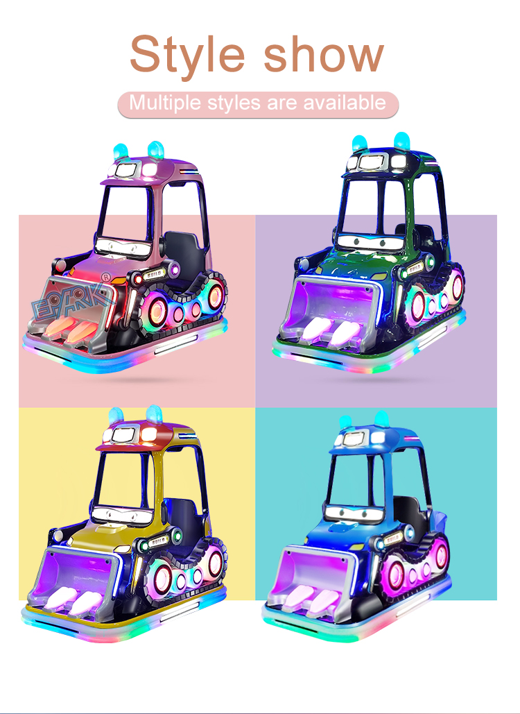 Amusement Plaza Machine Kiddie Ride Bumper Car For 2 Players Earn Money Game Machine manufacture