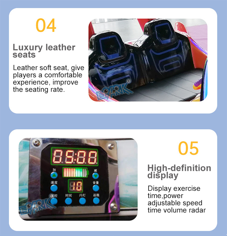 Battery Operated Outdoor Indoor Amusement Park Rides Kids Ride on Bumper Car Amusement details