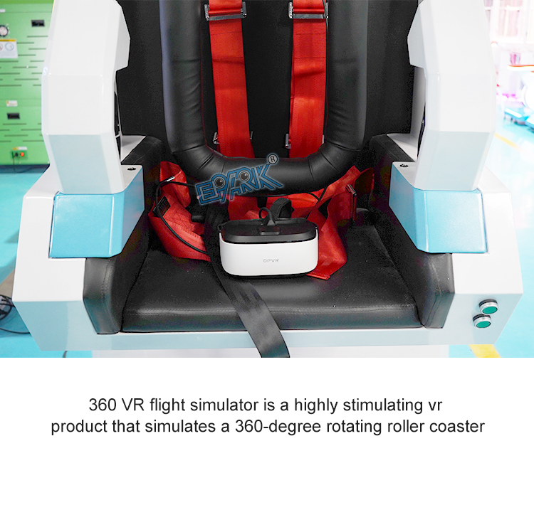 Realistic Virtual Reality Chair VR 360 Flight Simulators Game Machine 9D 360 Simulator manufacture
