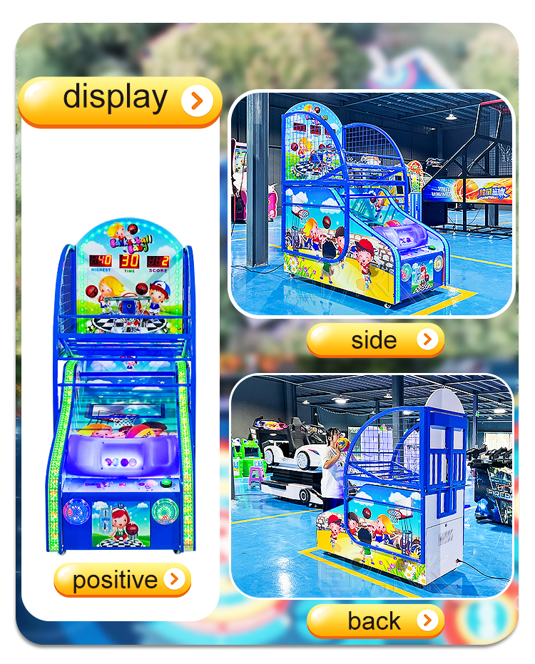 Indoor Sports Coin Operated Arcade Shooting Hoops Mini Basketball Hoop Kids Basketball Machine supplier