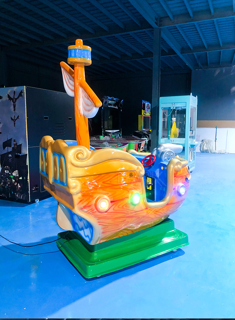 Coin Operation Video Game Machine Kids Amusement Submarine Boat Kiddie Rides Game Machine factory
