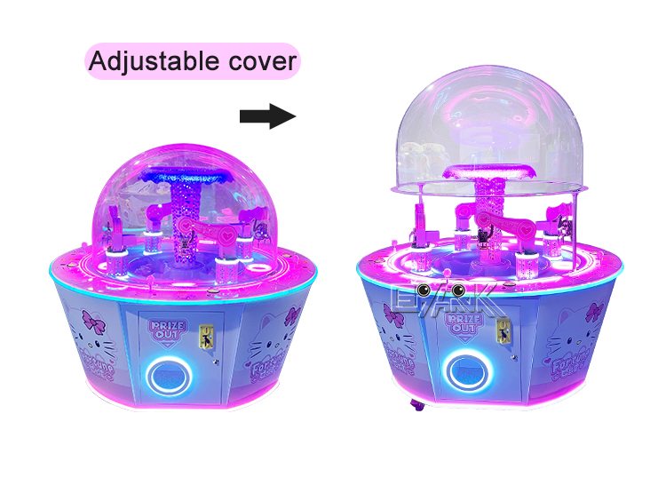 Coin Operated Prize Gift Vending Machine Lucky Cat For 4 Players details