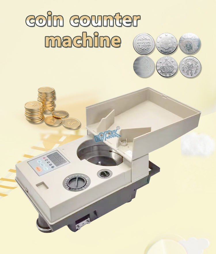 1500 Pcs/Min High Speed Coins Counting Machine Automatic Electronic Coin Sorter Equipment factory