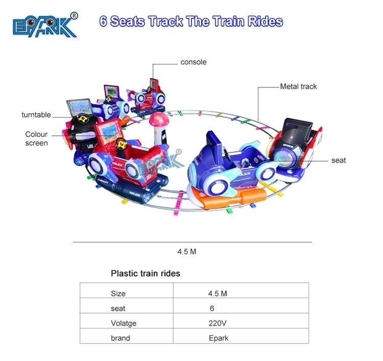 New Amusement Park Ride Kids Small Electric Train Mini Track Train Children Rides For Kid supplier
