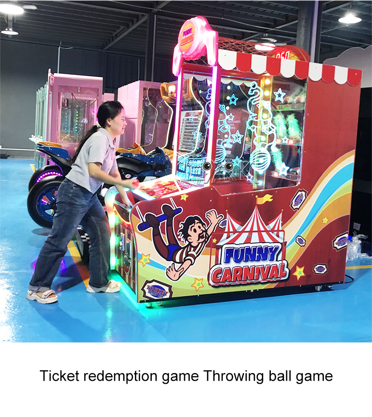 Coin Operated Arcade Indoor Amusement Lucky Ticket Prize Lottery Game Machine details