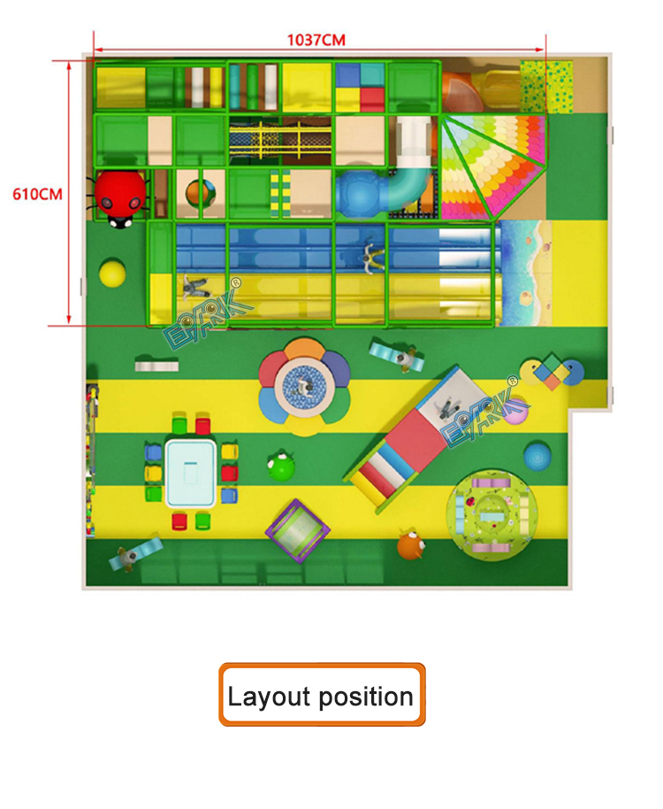 Amusement Park Children Indoor Playground Kids Indoor Play Center With Ball Pool details