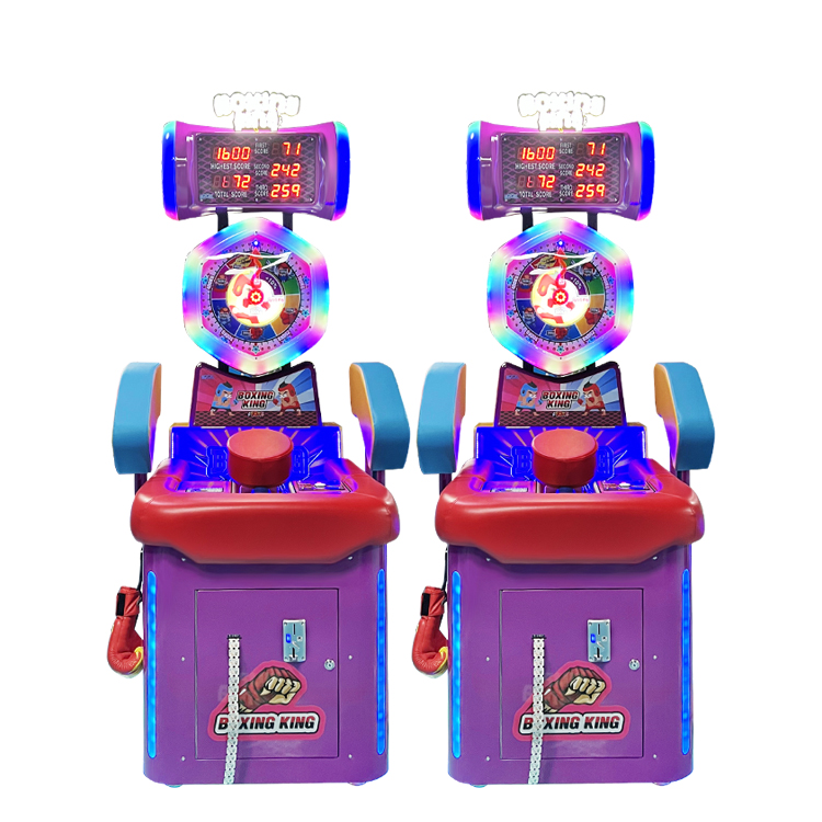 Utilizing the Boxing Arcade Game with Gloves